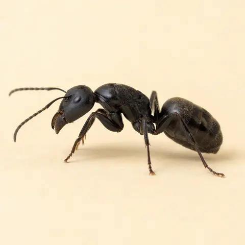Close-up of a carpenter ant